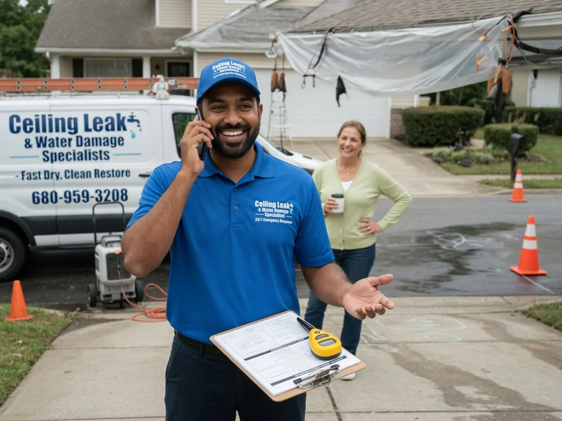 Ceiling Leak Cleanup Gould, OK FAQs